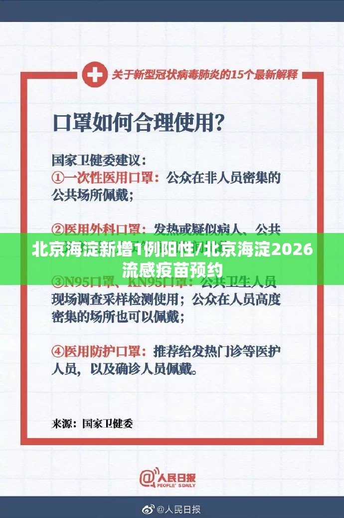 北京海淀新增1例阳性/北京海淀2026流感疫苗预约