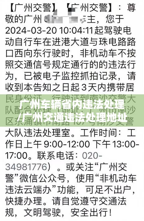 广州车辆省内违法处理/广州交通违法处理地址