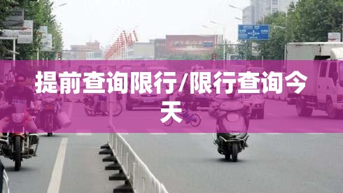 提前查询限行/限行查询今天 提前查询限行/限行查询今天