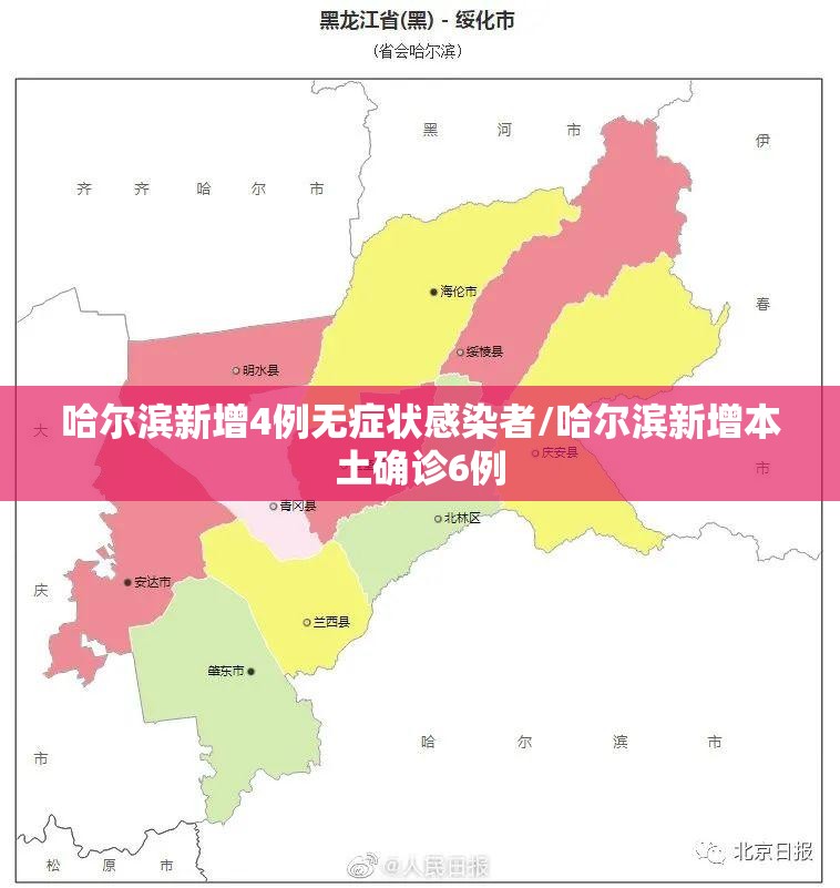 哈尔滨新增4例无症状感染者/哈尔滨新增本土确诊6例
