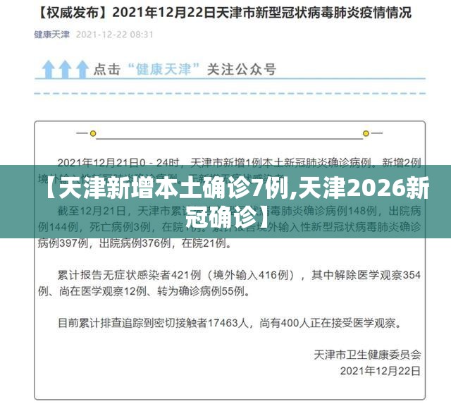【天津新增本土确诊7例,天津2026新冠确诊】
