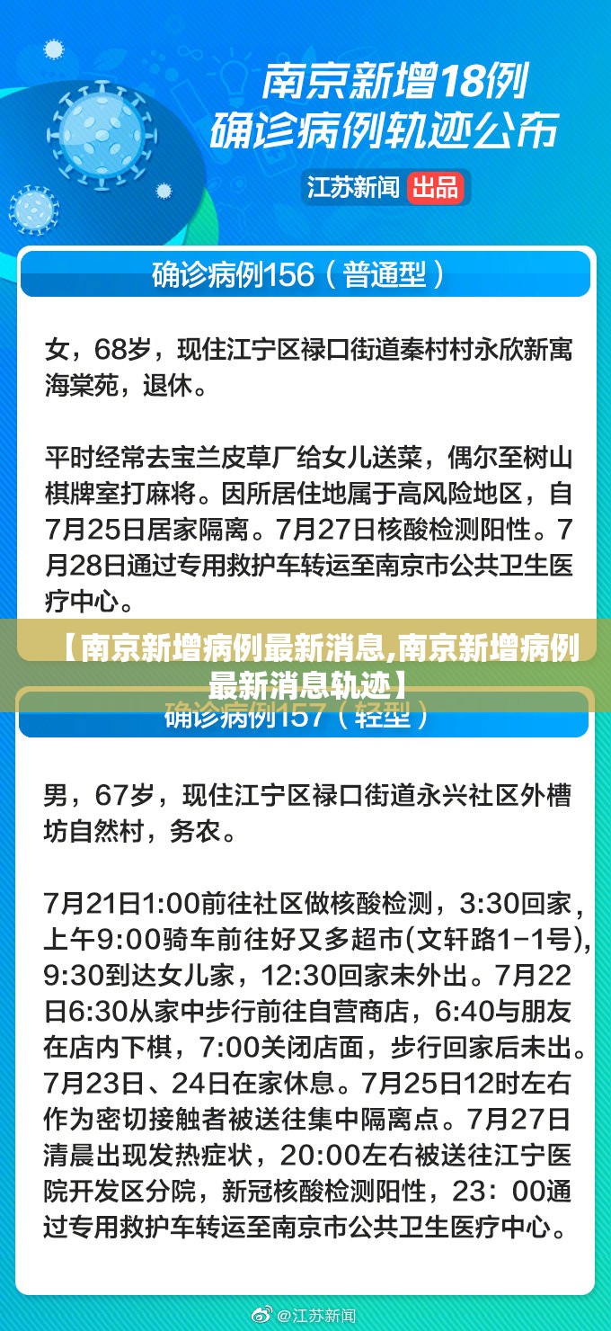 【南京新增病例最新消息,南京新增病例最新消息轨迹】