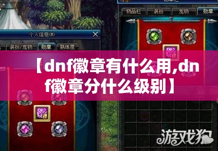 【dnf徽章有什么用,dnf徽章分什么级别】 【dnf徽章有什么用,dnf徽章分什么级别】