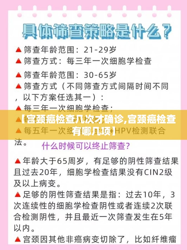 【宫颈癌检查几次才确诊,宫颈癌检查有哪几项】 【宫颈癌检查几次才确诊,宫颈癌检查有哪几项】