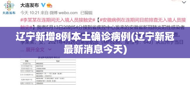 辽宁新增8例本土确诊病例(辽宁新冠最新消息今天) 辽宁新增8例本土确诊病例(辽宁新冠最新消息今天)
