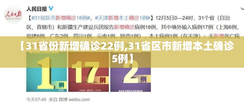 【31省份新增确诊22例,31省区市新增本土确诊5例】 【31省份新增确诊22例,31省区市新增本土确诊5例】