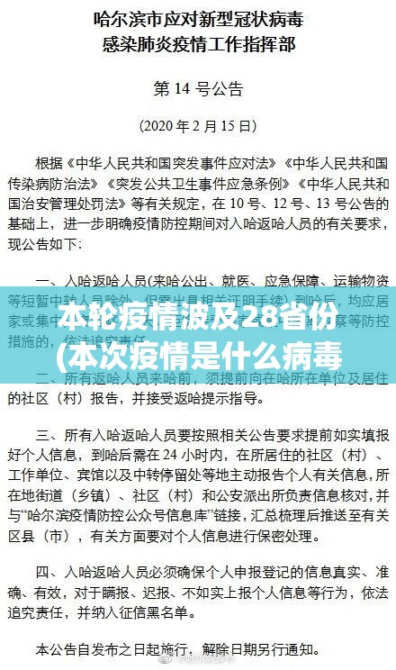 本轮疫情波及28省份(本次疫情是什么病毒)