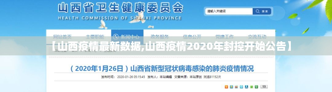 【山西疫情最新数据,山西疫情2020年封控开始公告】 【山西疫情最新数据,山西疫情2020年封控开始公告】