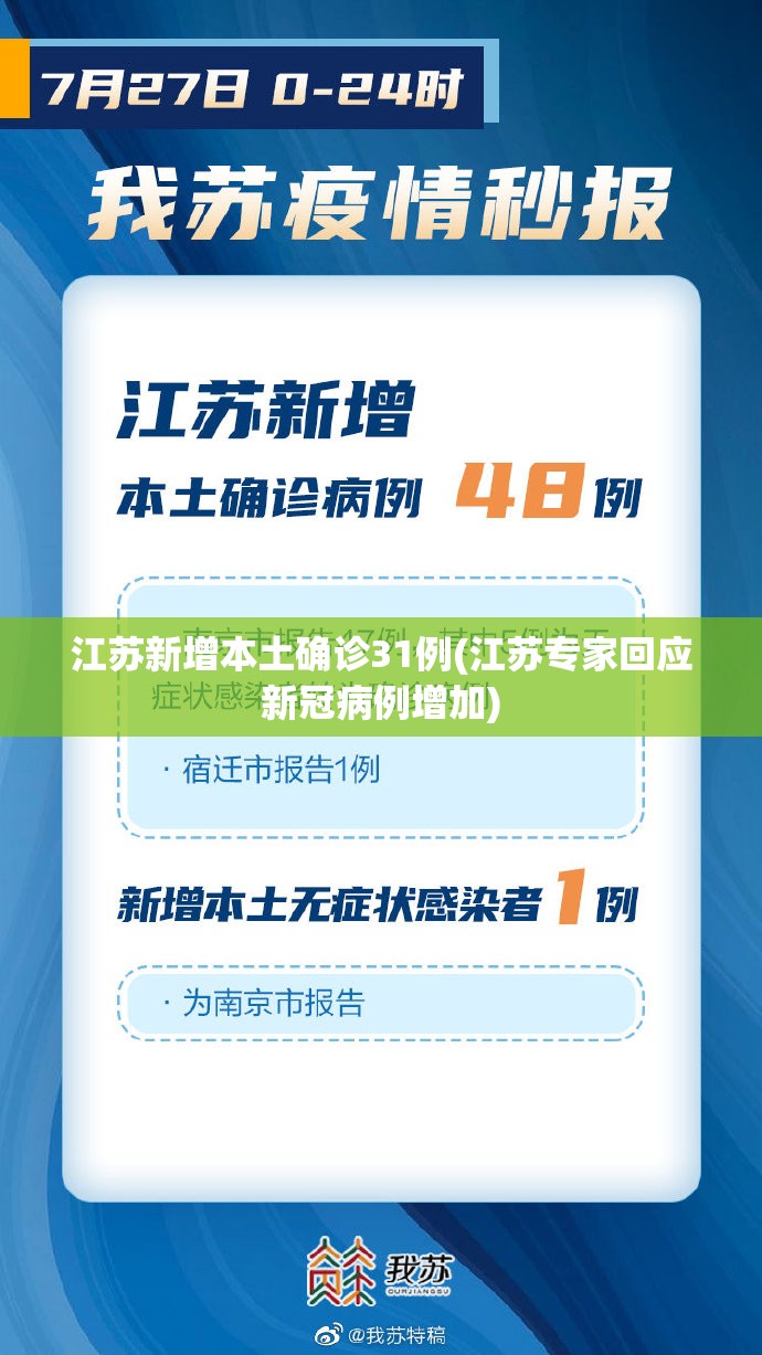 江苏新增本土确诊31例(江苏专家回应新冠病例增加)