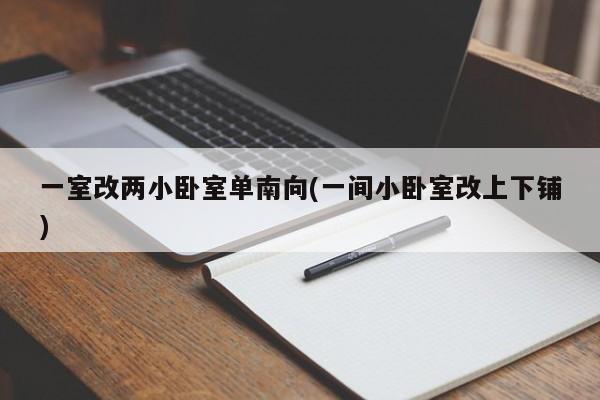 一室改两小卧室单南向(一间小卧室改上下铺)